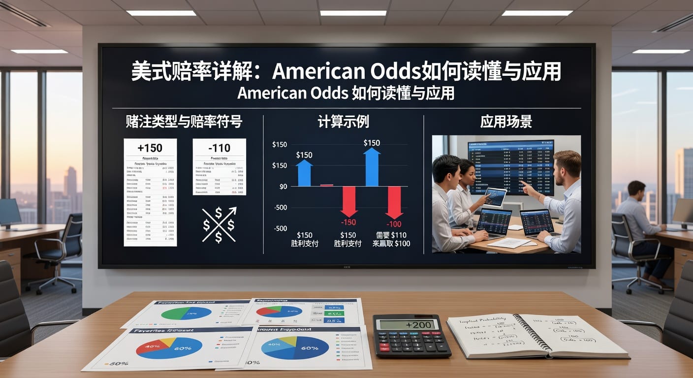 美式赔率 american odds 换算与实战读法