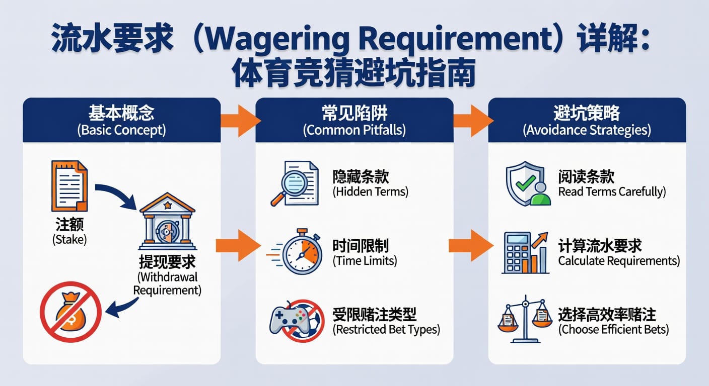 流水要求 sports wagering requirement 规则与计算