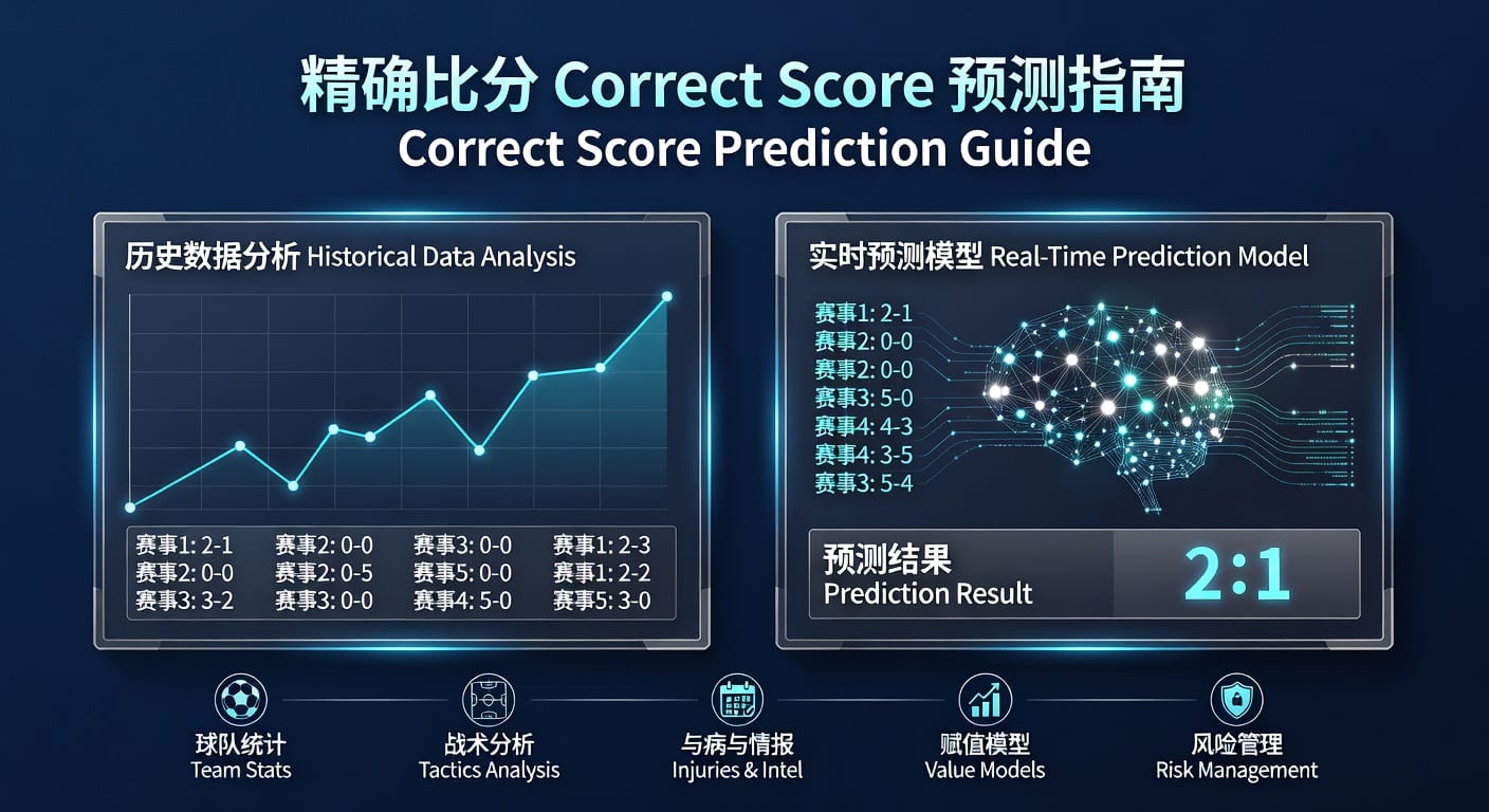 精确比分 correct score：赔率体育官网投注技巧全解